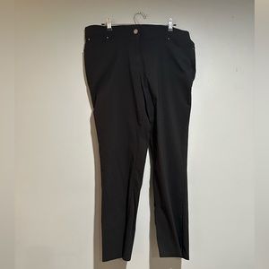 89th and Madison Womens black dress pants 18W